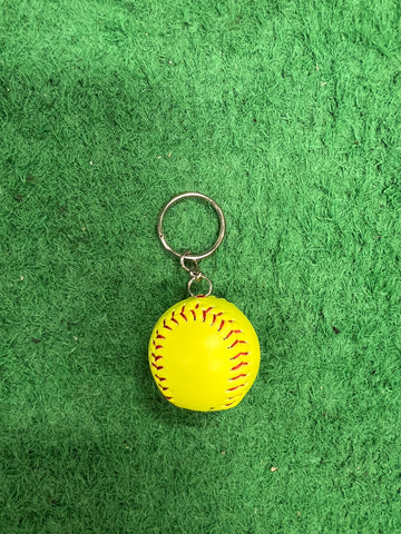Softball Key Chain