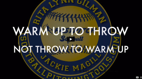Online Video:  WARM UP TO THROW NOT THROW TO WARM UP